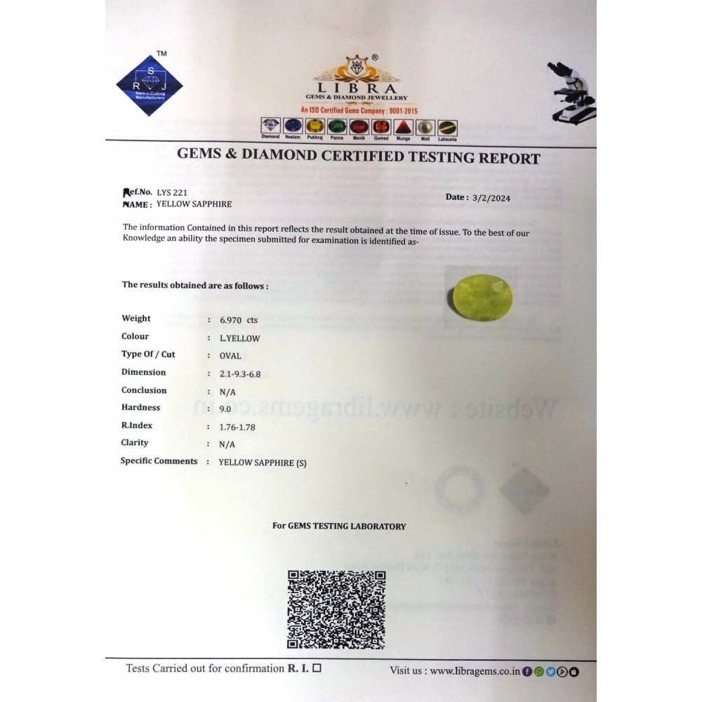 YELLOW SAPPHIRE