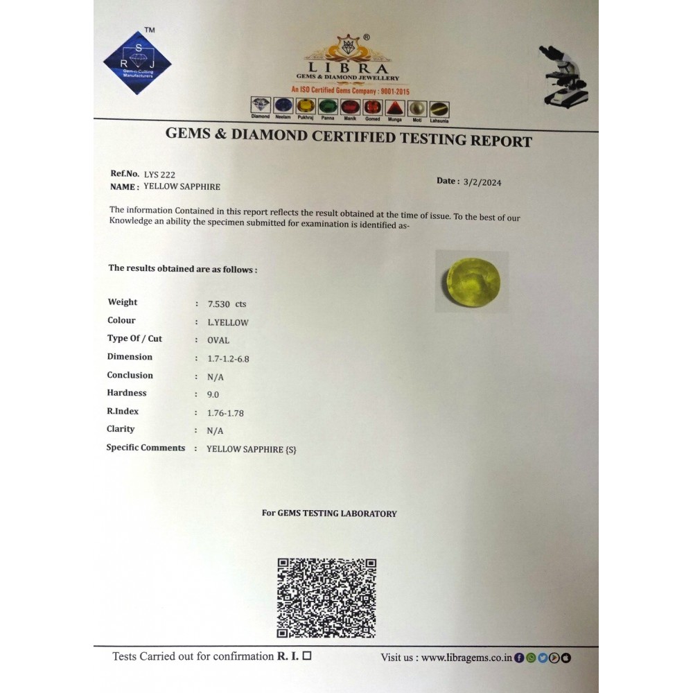 YELLOW SAPPHIRE
