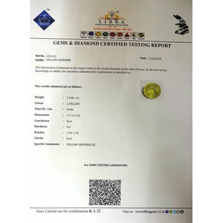 YELLOW SAPPHIRE