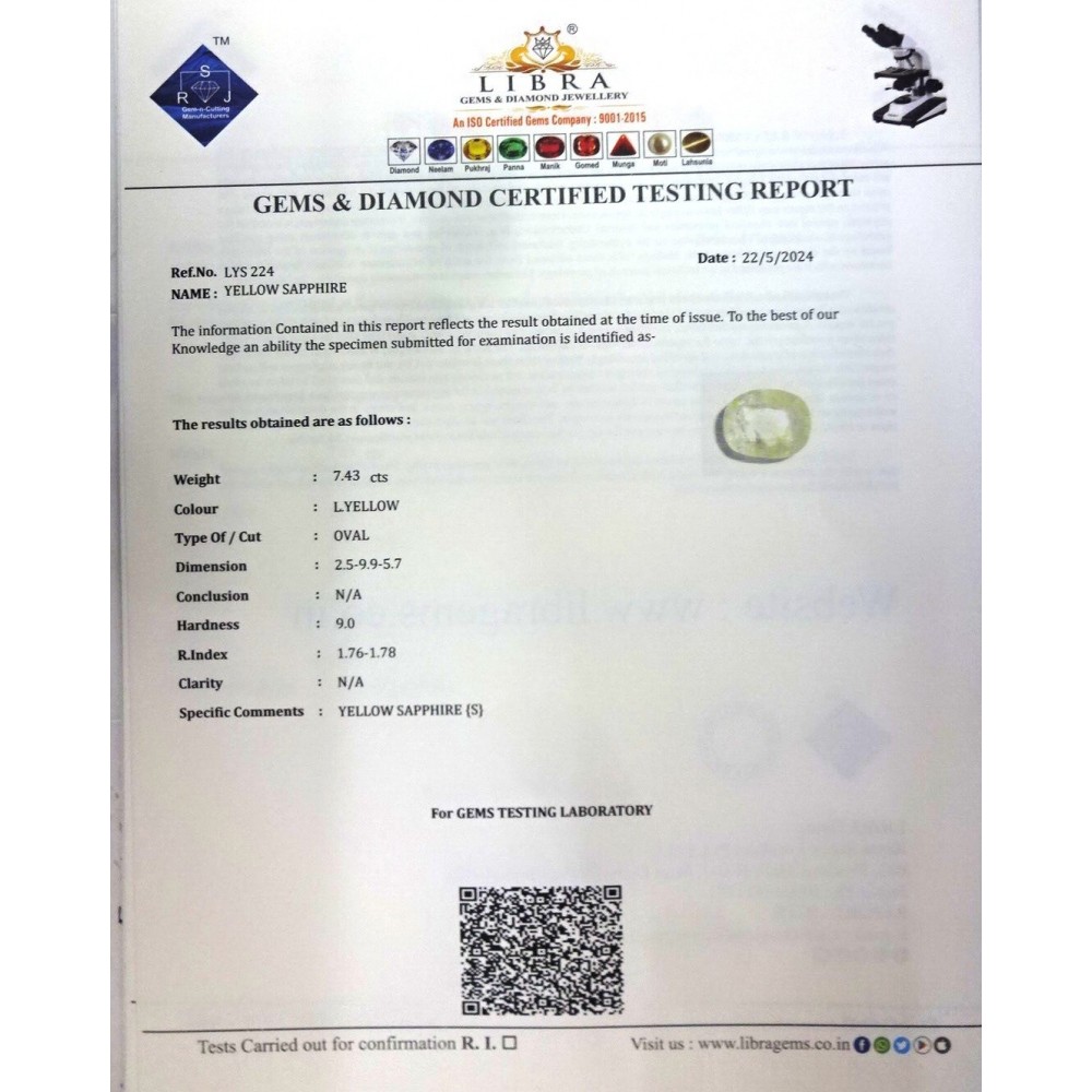 YELLOW SAPPHIRE