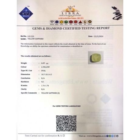 YELLOW SAPPHIRE