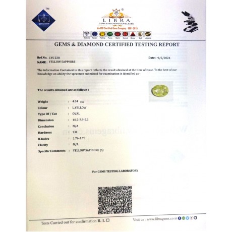 YELLOW SAPPHIRE