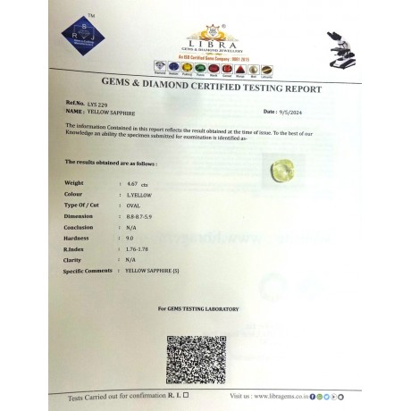 YELLOW SAPPHIRE