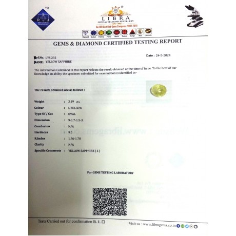 YELLOW SAPPHIRE