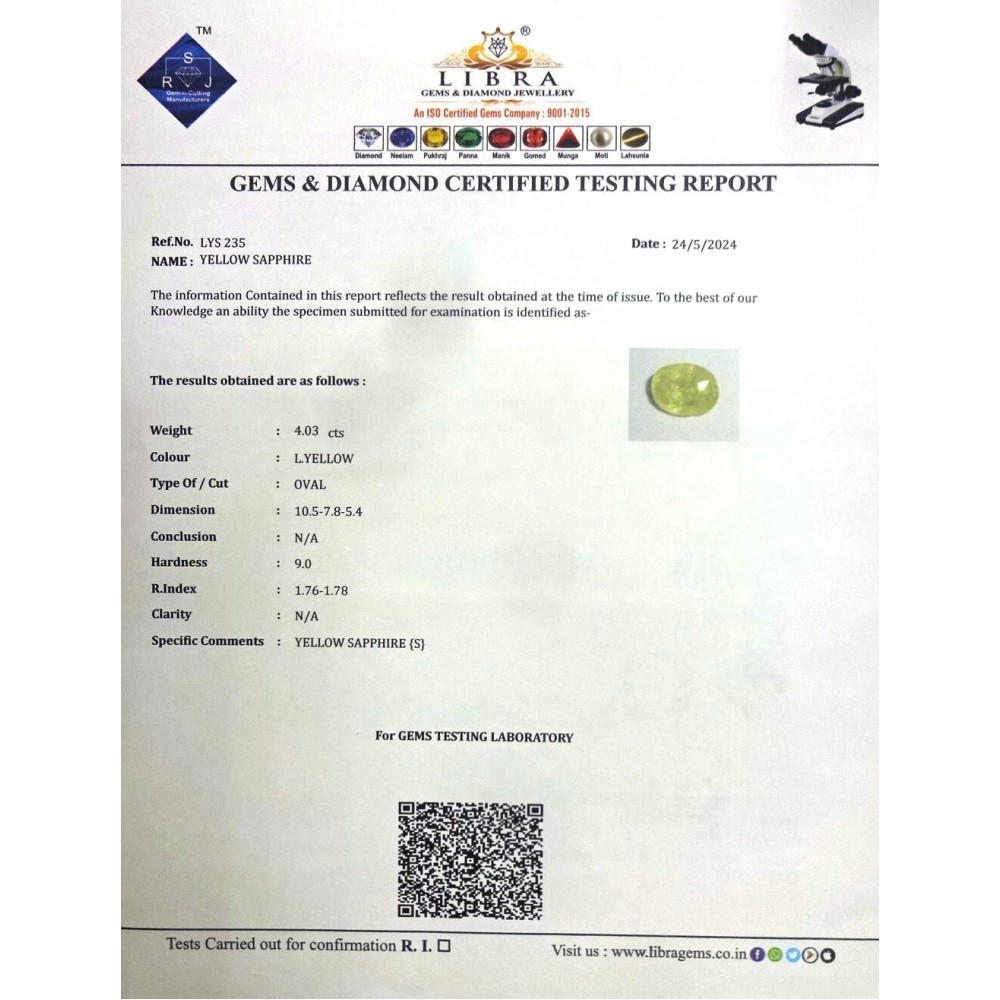 YELLOW SAPPHIRE
