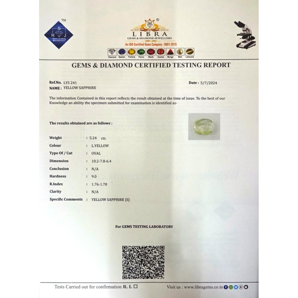 YELLOW SAPPHIRE