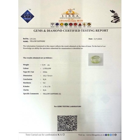 YELLOW SAPPHIRE