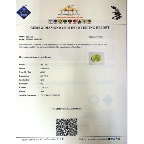 YELLOW SAPPHIRE