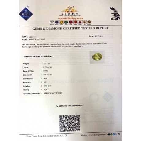YELLOW SAPPHIRE