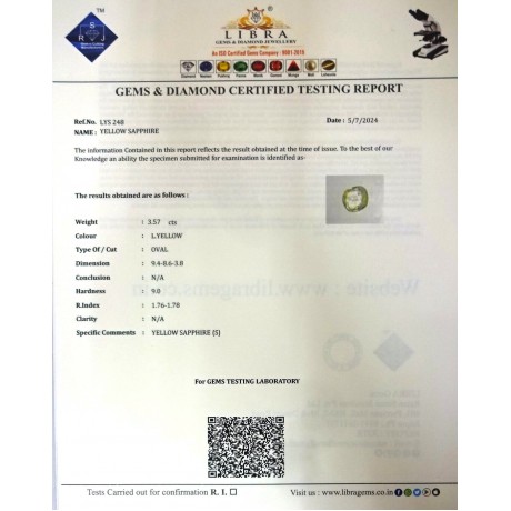 YELLOW SAPPHIRE