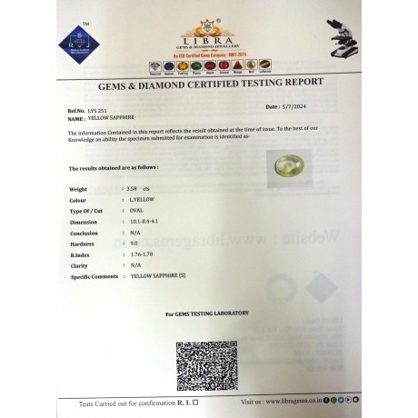 YELLOW SAPPHIRE