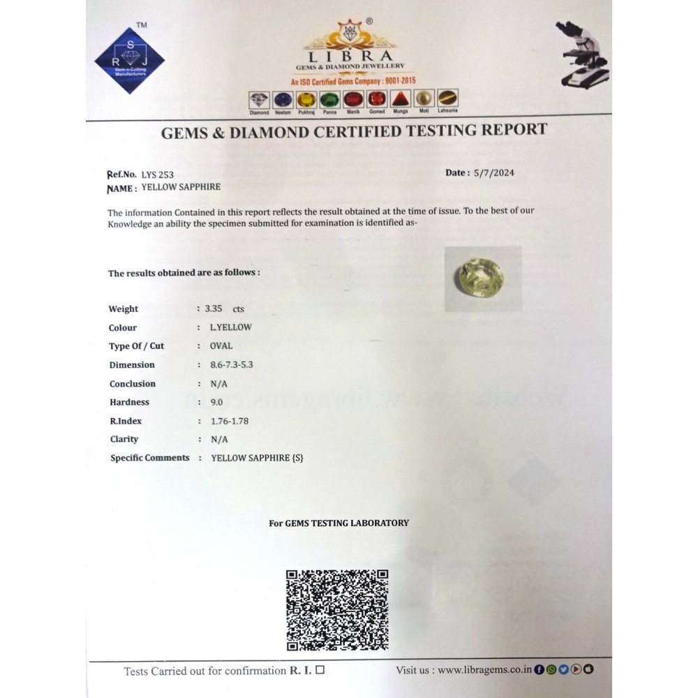 YELLOW SAPPHIRE