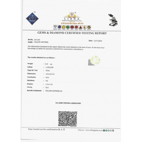 YELLOW SAPPHIRE