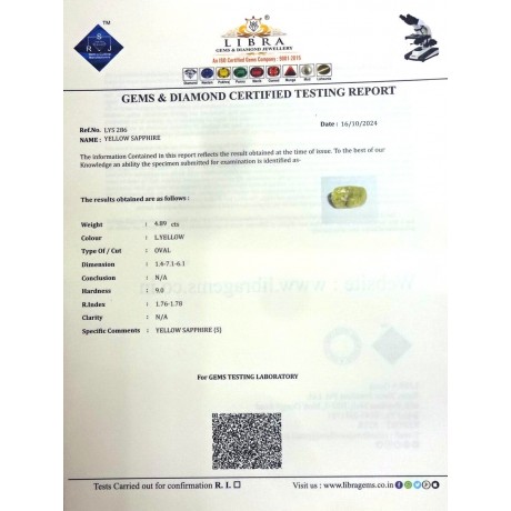 YELLOW SAPPHIRE