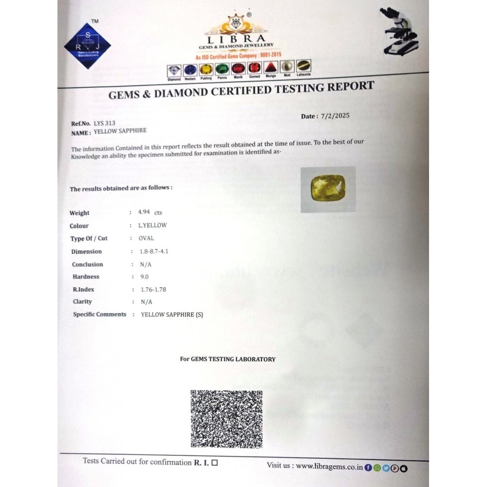 YELLOW SAPPHIRE