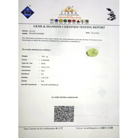 YELLOW SAPPHIRE