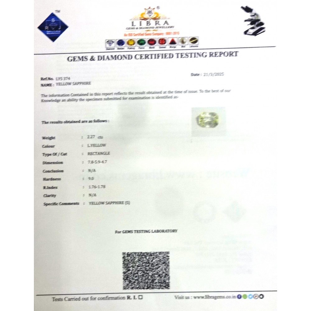 YELLOW SAPPHIRE