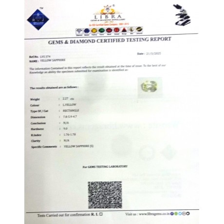YELLOW SAPPHIRE